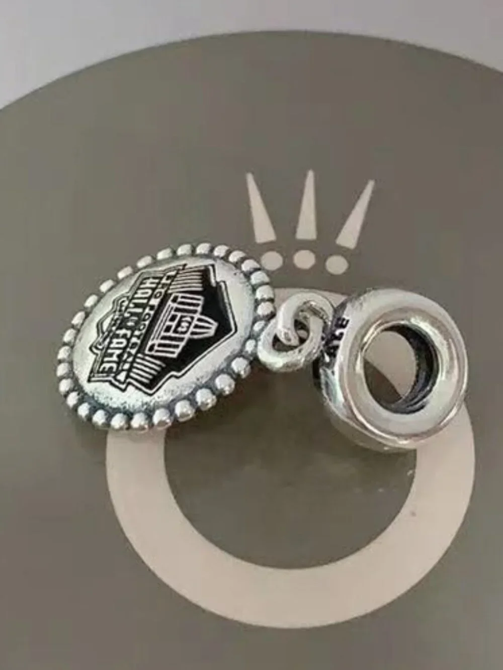 Pandora Pro Football Hall of Fame Charm Pendant|S925 Sterling Silver Jewelry
